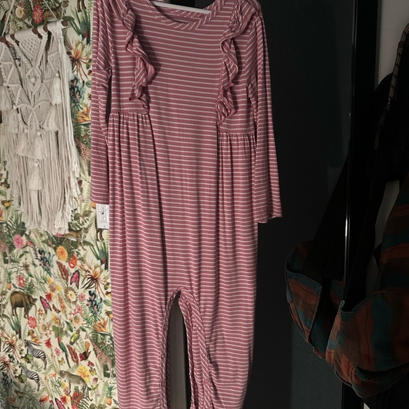 Little Sleepies Ruffled Romper - Picture 2 of 4